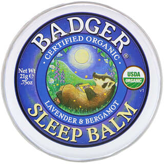 Badger Company, Orgânico, Bálsamo para o Sono, Lavanda e Bergamota, 21 g (0,75 oz)