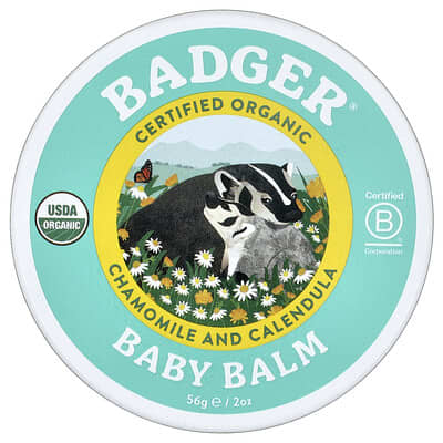 Badger, Baby Balm, Chamomile and Calendula, 2 oz (56 g)