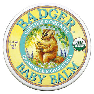 Badger Company, 有机，宝宝身体霜，洋甘菊和金盏花，2 盎司（56 克）