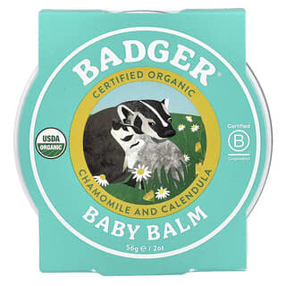 Badger, 유기농, 베이비 밤, 카모마일 & 카렌듈라, 56g (2oz)