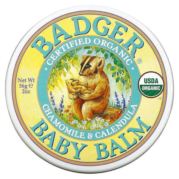 Badger Company, Biologique, Baby Balm, Camomille et souci, 56 g