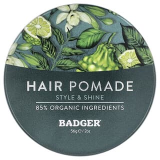 Badger, Hair Pomade, For All Hair, Vanilla & Bergamot, 2 oz (56 g)
