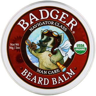 Badger Company, Cuidado masculino Navigator Class, bálsamo para la barba, 2 oz (56 g)
