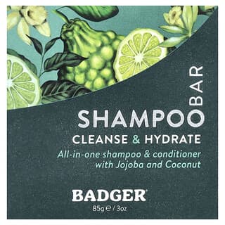 Badger, Shampoo Bar, With Jojoba and Coconut , 3 oz (85 g)