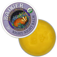 Badger Company, Orgánico, Bálsamo de noche, lavanda y manzanilla, 56 g (2 oz)