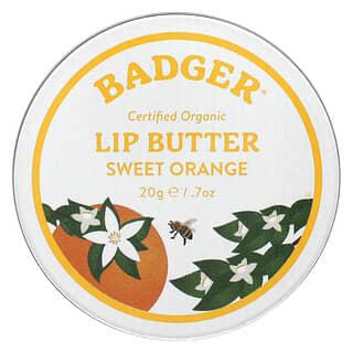 Badger, Lip Butter, Sweet Orange, 0.7 oz (20 g)