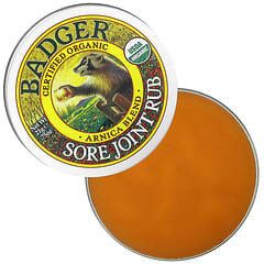 Badger Company, Organic Sore Joint Rub, Arnica Blend, 0.75 oz (21 g)
