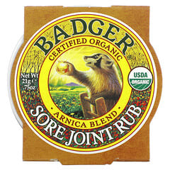 Badger Company, Organic Sore Joint Rub, Arnica Blend, 0.75 oz (21 g)