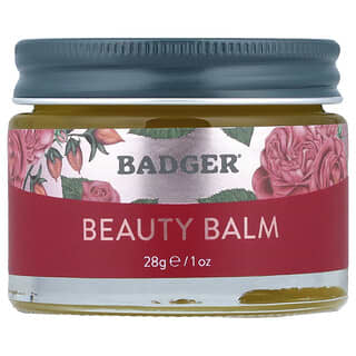 Badger, Ultra-Rich Beauty Balm + Rosehip, Rose , 1 oz (28 g)
