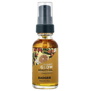 Badger, Radiant Glow Beauty Oil + Seabuckthorn, 1 fl oz (29.6ml)