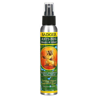 Badger Company, Antiinsectos, Agite y spray, 118,3 ml (4 oz. Líq.)