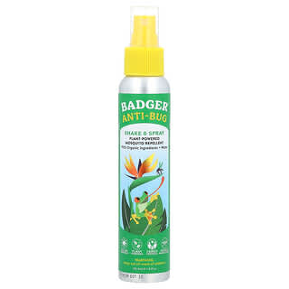 Badger, Anti -insectes Bio, Remuer et Vaporiser, 118.3 ml