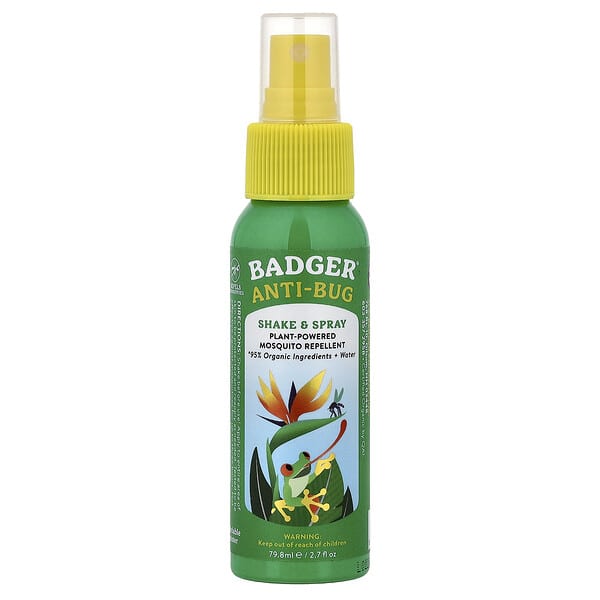 Badger, 벌레 퇴치제, Shake & Spray, 79.85ml(2.7fl oz)