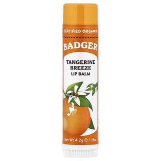 Badger, Lip Balm, Tangerine Breeze, 0.15 oz (4.2 g)