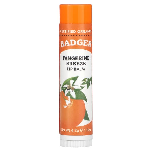 Badger Company, 潤唇膏，橘子風，0.15 盎司（4.2 克）