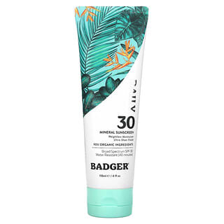 Badger, Daily, Mineral Sunscreen, SPF 30, 4 fl oz (118 ml)