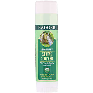 Badger Company, Aromatherapy, Stress Soother, Tangerine & Rosemary, .60 oz (17 g)