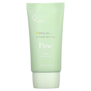 9Wishes, Pine, Lightweight Sunscreen, SPF50+PA++++, 1.7 fl oz (50 ml)