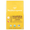 Organic Manuka Honey Drops, Bio-Manukahonig-Tropfen, Zitrone mit Bienenpropolis, 20 Stück, 120 g (4 oz.)