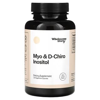 Wholesome Story, Myo & D-Chiro Inositol, 120 Vegetarian Capsules