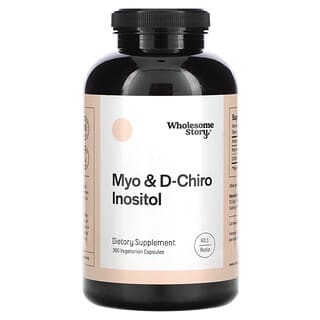 Wholesome Story, Myo & D-Chiro Inositol, 360 Vegetarian Capsules