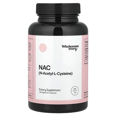 Wholesome Story, NAC, 600 mg, 120 Vegetarian Capsules