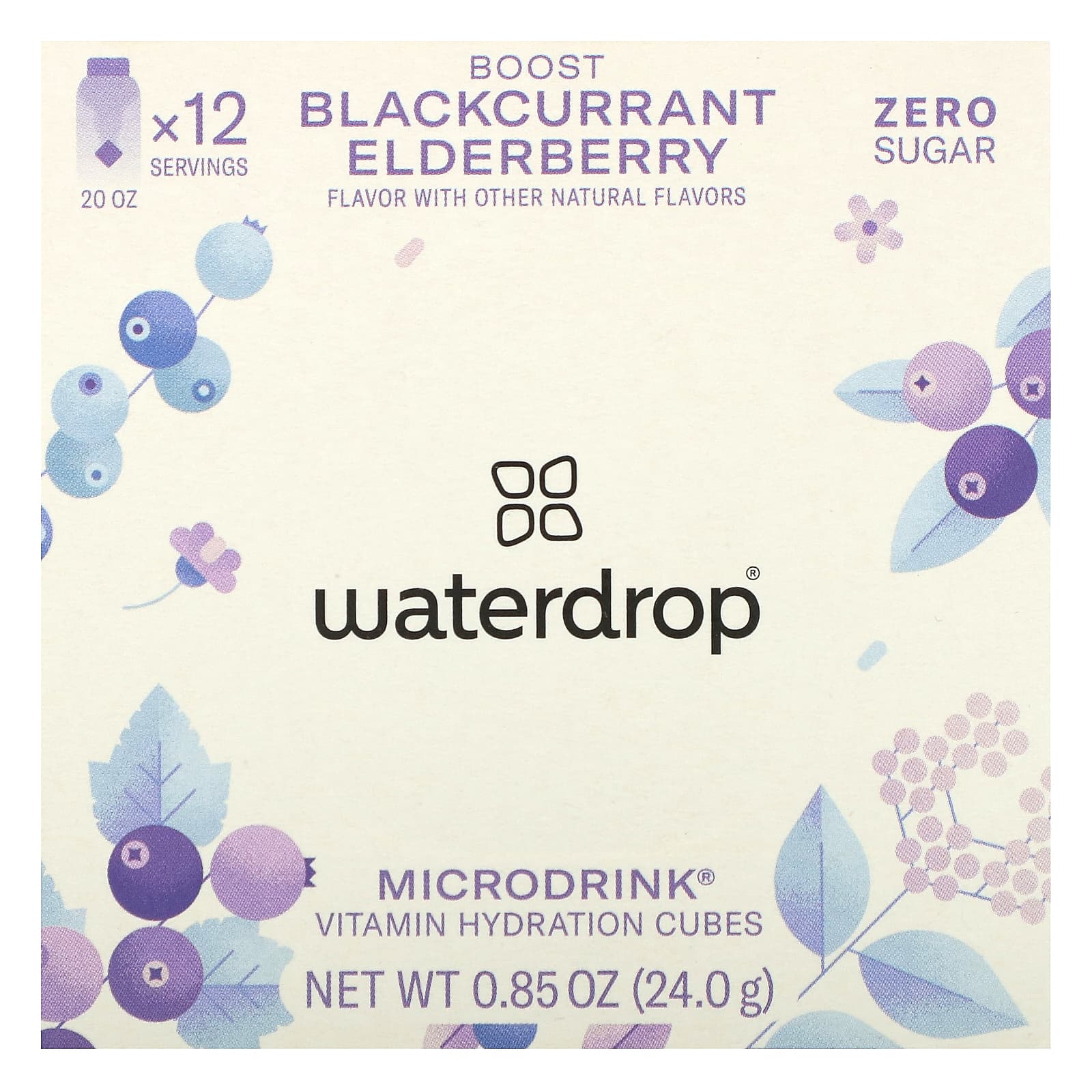 waterdrop Microdrink COLA, 36 Zero Sugar Hydration Cubes Powder