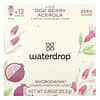 Waterdrop, Microdrink, Love, Goji Berry Acerola, 12 Cubes, 0.89 oz (25.2 g)