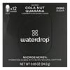 Microenergy, Nero, Noix de cola, Guarana, 12 cubes, 24 g