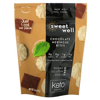 Sweetwell, Keto Bites, Chocolate Meringue, 1.4 oz (40 g)
