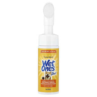 Wet Ones, Antibacterial Paw Cleansing Foam, For Dogs, Tropical Splash, 5 oz (147 ml)