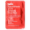Natural Vitamin 21.5% Enhancing Beauty Sheet Mask, 1 Sheet, 0.81 fl oz (23 ml)