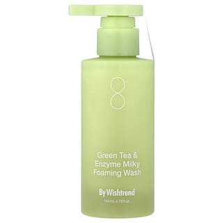 By Wishtrend, Jabón en espuma lechoso con té verde y enzimas, 140 ml (4,73 oz. Líq.)