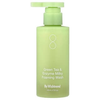 By Wishtrend, Jabón en espuma lechoso con té verde y enzimas, 140 ml (4,73 oz. Líq.)