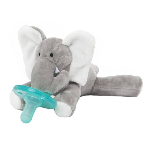 WubbaNub‏, Infant Pacifier, Baby Elephant, 0-6 Months, 1 Pacifier