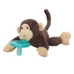 WubbaNub, Infant Pacifier, Monkey, 0-6 Months, 1 Pacifier (สินค้าเลิกจำหน่าย) 