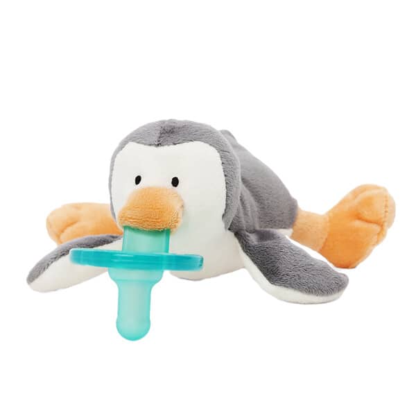 WubbaNub‏, Infant Pacifier, Baby Penguin, 0-6 Months, 1 Pacifier