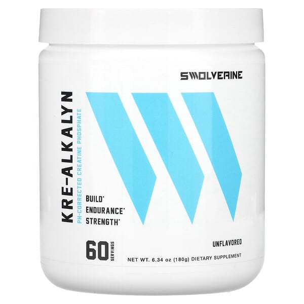 Swolverine, Kre-Alkalyn，原味，6.34 盎司（180 克）
