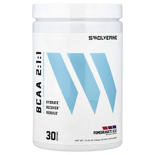Swolverine, BCAA 2:1:1, Pomegranate Acai, 10.05 oz (285 g)