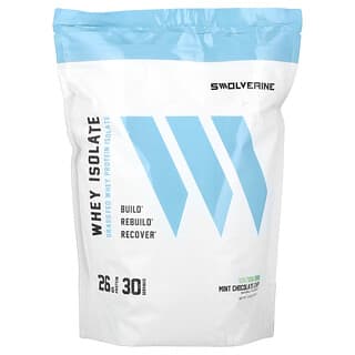 Swolverine, Whey Isolate, Molkenproteinisolat, Mint Chocolate Chip, Molkenproteinisolat, Mint Chocolate Chip, 930 g (2,05 lb.)