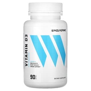 Swolverine, Vitamin D3, 90 Weichkapseln