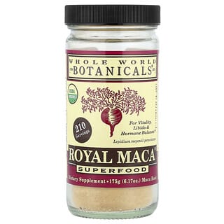 هول وورلد بوتانيكلز‏, مكمل Royal Maca الغذائي، 6.17 أونصة (175 جرام)