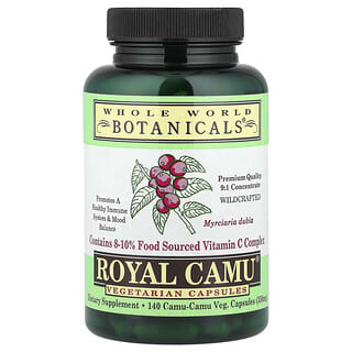 Whole World Botanicals, Royal Camu®, 140 Veg Capsules