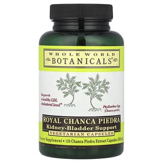 Whole World Botanicals, Royal Chanca Piedra（ロイヤル チャンカ ピエドラ）、400mg、ベジカプセル120粒