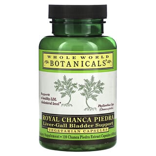 Whole World Botanicals, Royal Chanca Piedra，肝膽 - 膽囊幫助，400 毫克，120 粒素食膠囊
