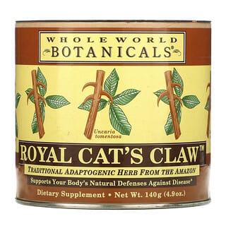 Whole World Botanicals, Uña de gato real, 140 g (4,9 oz)