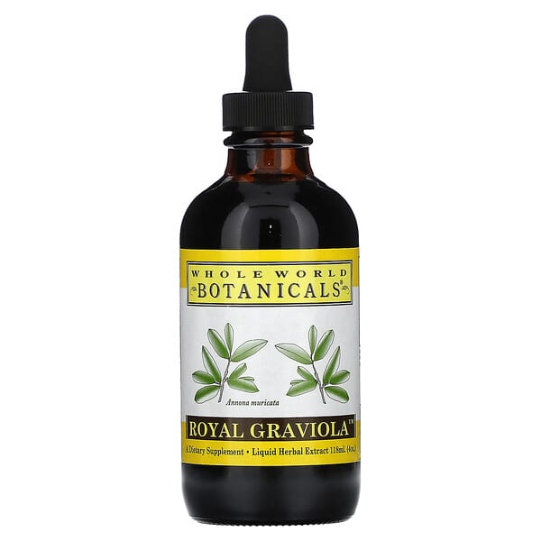هول وورلد بوتانيكلز‏, مستخلص Royal Graviola بخلاصة فاكهة الجرافيولا لدعم وظيفة جهاز المناعة، 4 أونصات (120 مل)