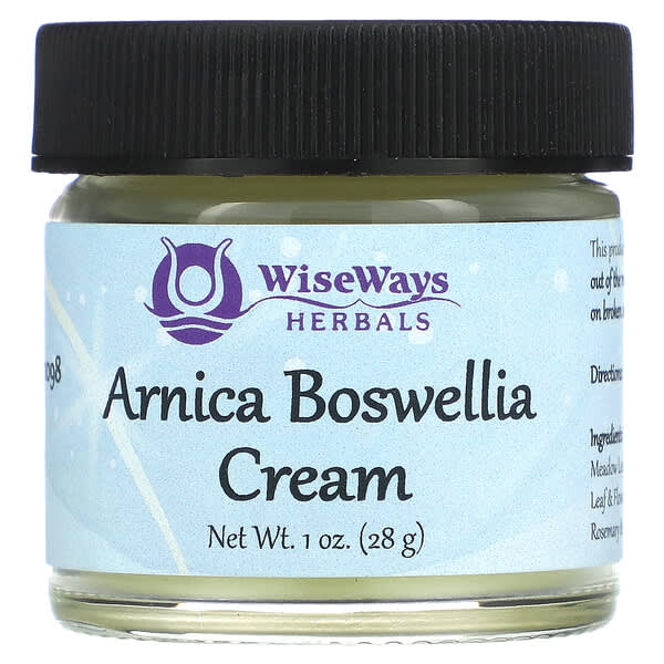 WiseWays Herbals, LLC, Arnica Boswellia Cream, 1 oz (28 g) (Discontinued Item) 