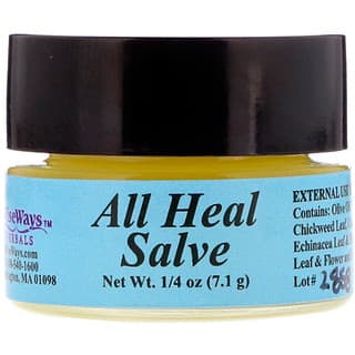 Wiseways Herbals, All Heal Salve, 1/4 oz (7.1 g)