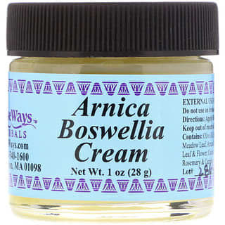 Wiseways Herbals, Arnica Boswellia Cream, 1 oz (28 g)